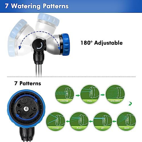 RESTMO Heavy Duty Metal Hose Wand, Watering Wand for Garden Hose - Image 5