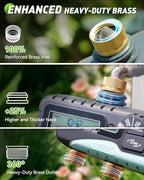 RAINPOINT 2 Zone Water Timer with Brass Inlet and 3 Zone Water Timer with Brass Inlet and Outlet - Image 6