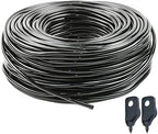 Garden Watering Hose Irrigation 4/7mm Pipe with Hole Punchers, Fit Drip Irriagtion System Kit Greenhouses Balcony 10m-30m(30m) by Unknown