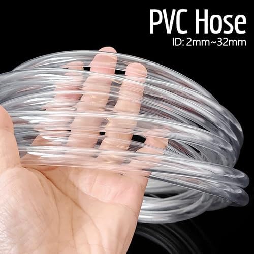 1m PVC Soft Hose, Water Pump Tube Odorless Plastic Transparent Hoses(19x24mm) - Image 2