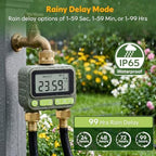 2 Zone Water Timer with Brass Inlet Outlet, Sprinkler Timer for Garden Hose - Image 6