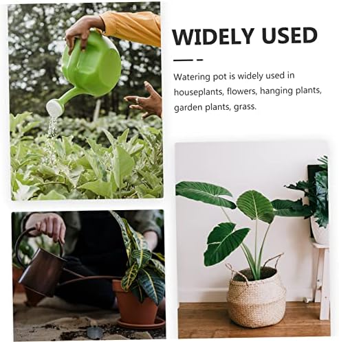Happyyami 2pcs Watering Can Indoor Plants Succulent Plants Small Plant Misters Pot Watering Flower Kettle House Plants Outdoor Plants Metal Household Watering Pot White Stainless Steel - Image 7