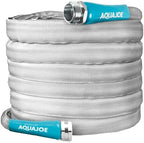 Aqua Joe Xtreme FiberJacket Garden Hose, Lightweight and Kink-Resistant, Durable Fabric Hose with Metal Fittings, 600 PSI Max, 50' x 1/2" Diameter - Image 6