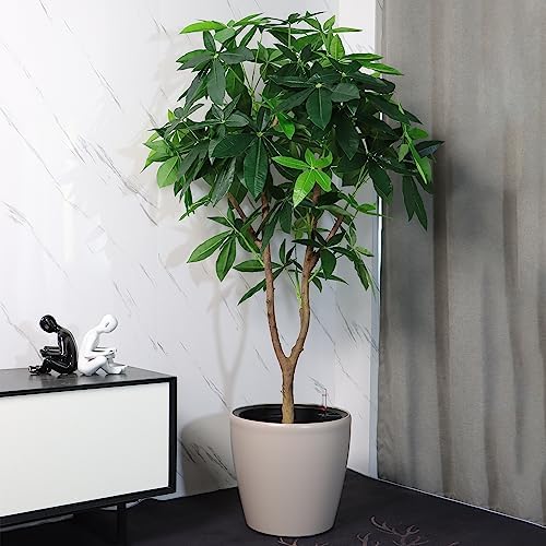 Dexceder 15x14 Self Watering Planter with Wheels (Taupe Matte) - Image 6
