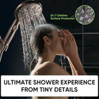 Cobbe 9 Spray Modes Handheld Shower Head, Water-Saving, ORB - Image 5