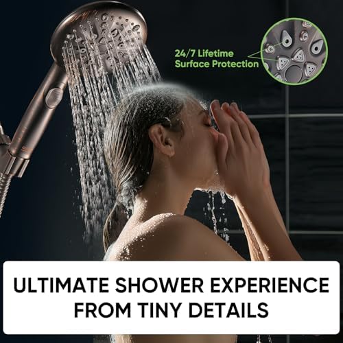 Cobbe 9 Spray Modes Handheld Shower Head, Water-Saving, ORB - Image 5