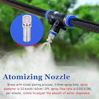 Construct Dust Control Mist System - Cooling Drip Irrigation Kit with Brass Nozzle & PE Hose for Warehouse, Workshop, Farm - Efficient Dust Suppression & Temperature Control - Image 3
