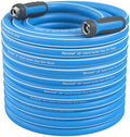 FEVONE Heavy Duty Garden Hose 55 ft, Hybrid Polymer Water Hose by Fevone