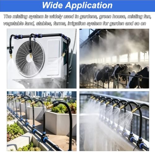 DIY Above Ground Plant Misting & Watering System, Efficient Sprinkler Kit for Indoor & Outdoor Gardening, Automatic Irrigation Solution for Healthy Plants - Image 6