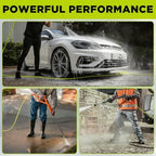 M MINGLE Pressure Washer Hose 25 FT x 3/8" - Replacement Power Wash Hose - Image 6