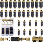 CheeMuii 30PCS Brass DOT Air Line Fittings DOT Quick Connect Straight Union by CheeMuii