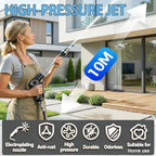 Turn Any Hose into a High Pressure Water Cleaning Jet, 2026 New Heavy Duty Garden Hose Nozzle, For Car Washing, Patios and Furniture That Fits Most Standard Garden Hoses - Image 3