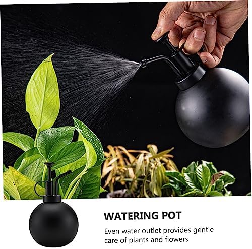 500ml Stainless Steel Watering Can for Plants and Flowers, Black - Image 7