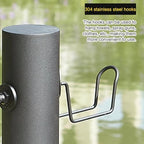 Outdoor Water Column with Faucet and Spray Gun, Anti-Freeze Spigot with Hose Holder, Side/Bottom Inlet for Garden Irrigation and Car Washing - Image 5