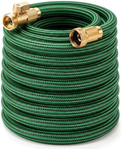 Garden Hose 50 ft, Non-Expanding Lightweight Kink-Free Flexible Water Hose by EOOIOGARDEN