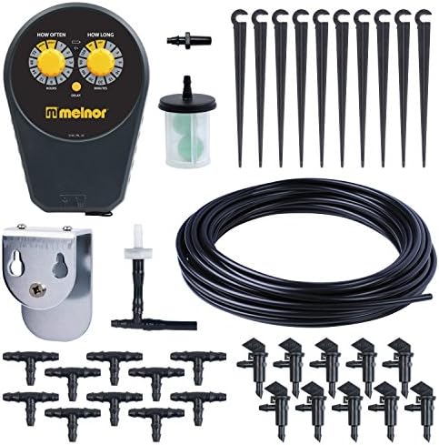 Melnor 15100 Vacation Watering Kit, Automatic Drip Irrigation System for Indoor, Balcony or Outdoor Use, Waters up to 10 Potted Plants by Melnor