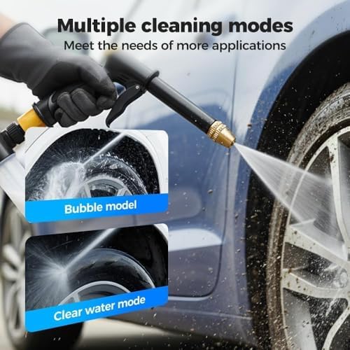 2026 Upgraded High Pressure Water Gun Nozzle with Three Adjustable Spray Patterns,Nozzle for Garden Irrigation,Yard Cleaning,Car Washing,High Pressure Sprayer. (2) - Image 7