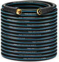 100FT 5/8" Heavy Duty Garden Hose, NON-EXPANDABLE Flexible Water Hose, No Kink by PUUKU