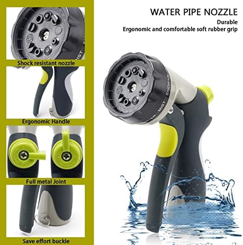 Xiaochen Heavy Duty Adjustable Garden Hose Nozzle Water Hose Nozzle Sprayer Outdoor Cleaning Tool High Pressure Nozzles Kit Foam Lance for Home Cleaning Tools - Image 5