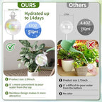 17 oz Extra Large Plant Self Watering Globes, 4 Pack Watering Bulbs - Image 7