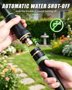 Garden Hose Nozzle, Heavy Duty Metal 9 Spray Patterns High Pressure Hose Sprayer - Image 4
