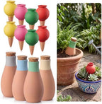 Waydress 12pcs Terracotta Watering Spikes Olla Watering System Insert Stake by Waydress