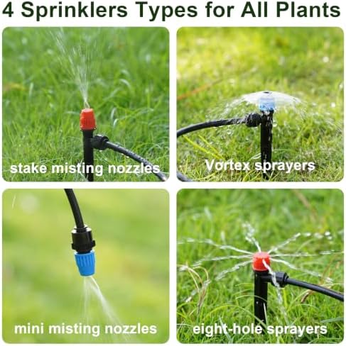 Drip Irrigation System 230FT,Garden Watering Kit for Gardens,Potted Plants - Image 4