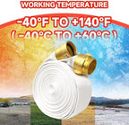 2‑1/2" x 100 ft Single Jacket Fire Hose with NST/NH Brass Couplings & Spray Nozzle, 750 PSI Burst, Commercial Grade - Image 5
