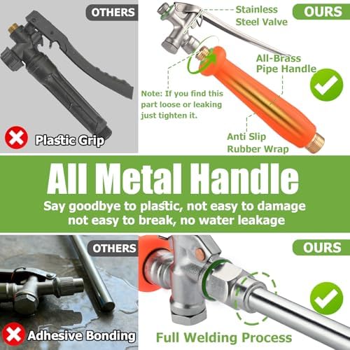 Sprayer Wand Replacement, 2 Pack 29 Inch All Metal Pump Spray Wand - Image 3
