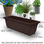 6-Ft Raised Garden Bed - Vertical Garden Freestanding Elevated Planter with 4 Container Boxes - Good for Patio or Balcony Indoor and Outdoor - Perfect to Grow Vegetables Herbs Flowers - Image 4