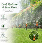 Garden Watering Hose Spray Misting, Drip Irrigation System Kit - Image 2