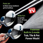 AquaCare High Pressure 6-way Dual Shower Head Combo with Built-in Filter & Power Wash - Clean Tub, Tile & Pets. Remove Chlorine, Lead & Toxins from Water to Protect Skin, Hair, & Nails. Chrome Finish - Image 3