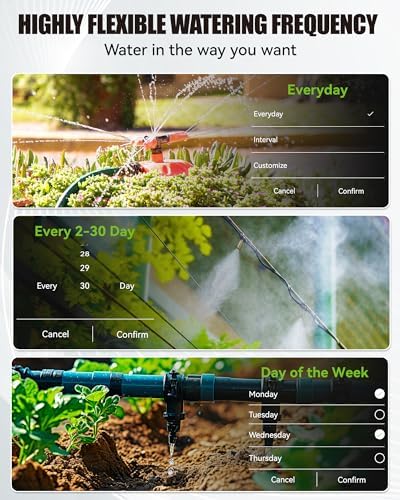 RainPoint WiFi Water Timer for Garden Hose, Hose Timer WiFi Irrigation Controller, - Image 3