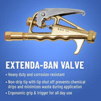 B&G Extenda-Ban Valve with 18" Brass Extension and 4-Way C&C Tip - Image 4