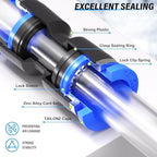TAILONZ PNEUMATIC 200 pcs Straight Push Connectors Plastic Quick Release Connectors Air Line Fittings for 1/8 5/32 1/4 5/16 3/8 1/2 4MM 6MM 8MM 10MM 12MM Tube (2 Way) - Image 3