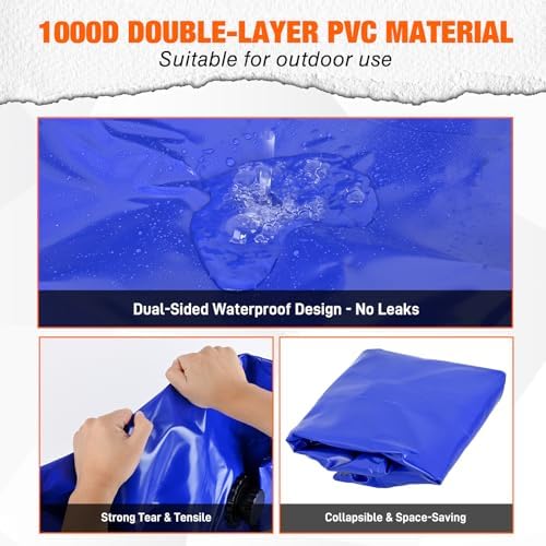 Yesker 63 Gallon Portable Water Tank Bladder for Camping Containers - Image 4