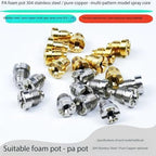 5/10PCS 0.9mm-1.5mm Orifice Foam Cannon Orifice Nozzle and Foam Manufacturer Mesh Filter Filter Kit with Cleaning Tools Foam Cannon Snow Foam Car Stainless Steel 1.2mm 10pcs - Image 5