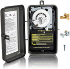 2026 Upgraded T101R 24-Hour Mechanical Timer Switch, Indoor/Outdoor Use by Unknown