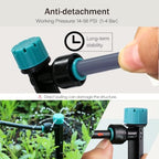 100PCS 13cm Steke 8-Hole adjustable Dropper Sprinkler for 1/4 inch Irrigation Tubing Quick Connect Drip Irrigation, OD-6mm Drip Emitters, Watering System Nozzle - Image 4