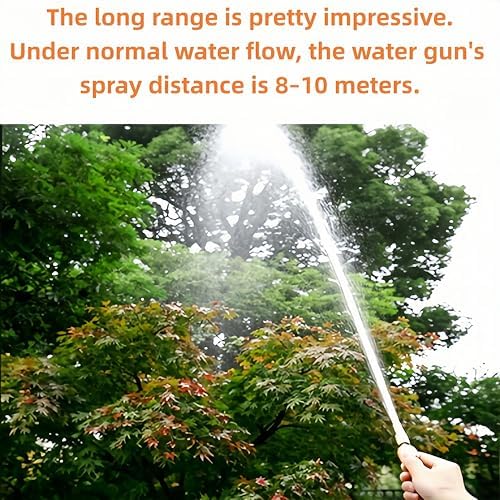 Hose Nozzle High Pressure,High Pressure Garden Hose Nozzle,Car Wash Gun with Hose for Auto Garden Patio Wndow(20 meters) - Image 6