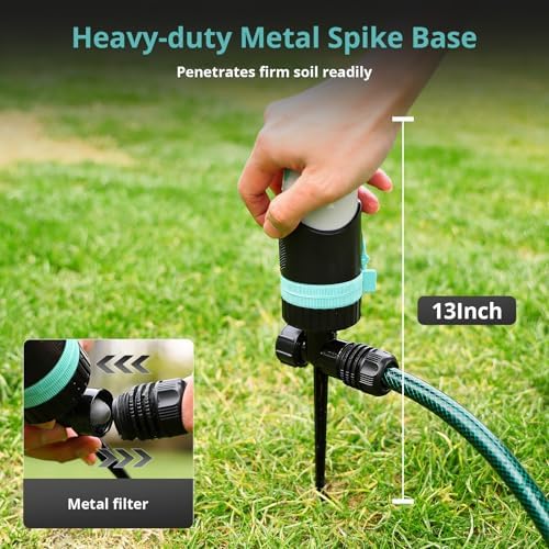 QUOBAS 360°Rotating Sprinkler for Yard, Heavy Duty Water Sprinkler for Lawn - Image 6