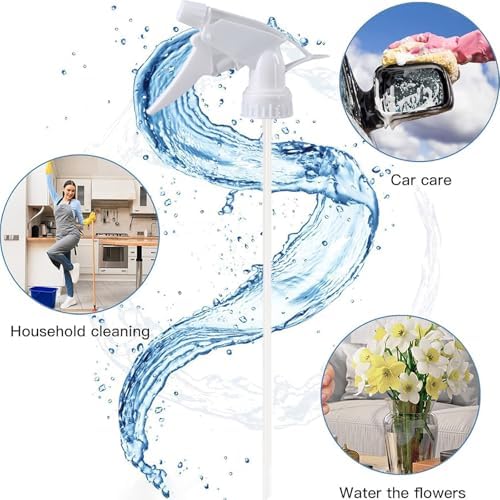 30 Pack Spray Bottle Nozzles, Heavy-Duty Stream Trigger Spray Nozzle Replacement Parts Adjustable Head Sprayer with Mist Stream Sprayer Fits 8oz /16oz Spray Bottles Round 28/400 Neck Bottles - Image 6