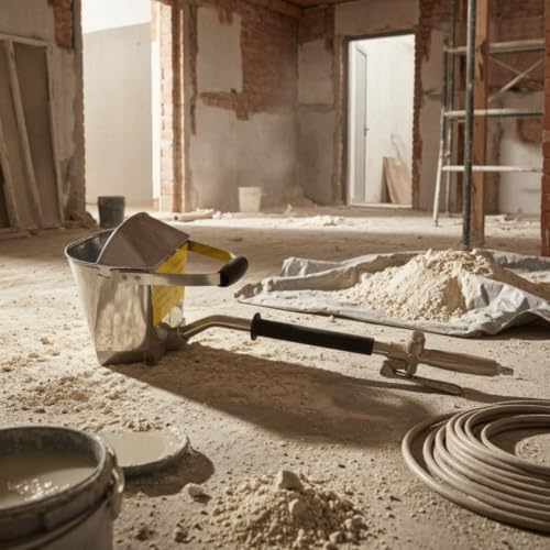 Cement Mortar Heavy-Duty Cement Stucco Sprayer with Material Container for Plasterers, Masons, Home Renovation, Style to 3, 72 Cm - Image 4