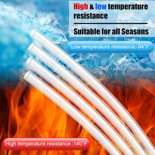 Nuanchu 100ft Polyethylene Tubing, 5/8" Od, 1/2" ID, 0.062" Wall, Transpare - Image 4
