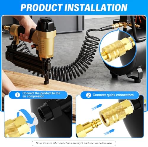 TAILONZ 1/2" Male NPT M Style Quick Connect Industrial Air Coupler - Image 6