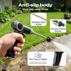 High Pressure Car Wash Gun with Foam Cannon,Adjustable Garden Hose Spray - Image 3