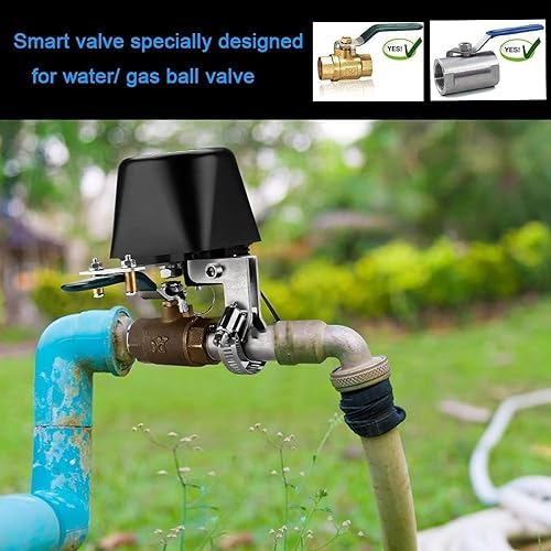 Jinvoo WiFi Smart Valve, Water Shut-Off Controller, Sprinkler controllerr, Smart Irrigation Controller, Compatible with Alexa, Google, Smart Life APP Control, No Hub Required (2 Pack) - Image 5