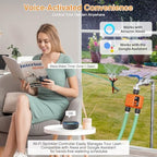 WiFi Sprinkler Timer 2 Zone, Smart Water Timer for Garden Hose Irrigation - Image 3