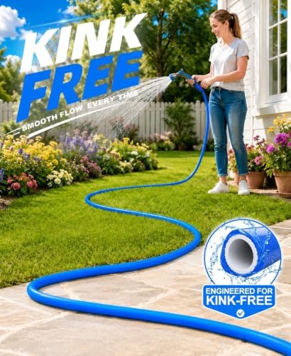 SPECILITE Garden Water Hose 200 ft x 5/8", Kink-Free Triangle Prism Design - Image 2