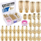 32 PCS Air Coupler & Plug Kit,1/4 Inch Body Size x 3/8 Inch Male by Ailbiuko